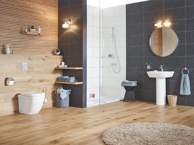 GROHE EURO CERAMIC stojící WC, Rimless, Triple Vortex splachování, alpská bílá 39339000 Obrázek - fotka