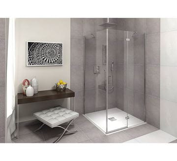 POLYSAN FLEXIA sprchová vanička 100x90 cm, litý mramor, bez nožiček 72925 Obrázek - fotka