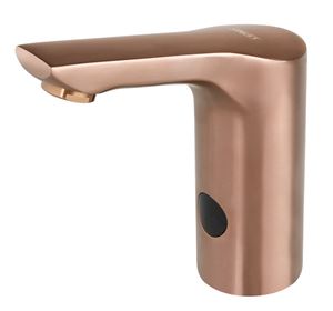 CONCEPT 100 umyvadlová senzorová baterie pro jednu vodu, napájení z baterie, rose gold matt