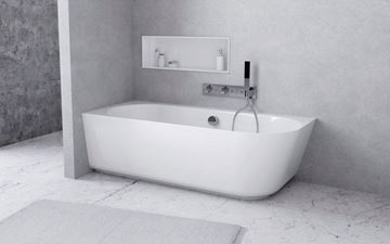 POLYSAN SUSSI vana 160x70 cm, bez nožiček, litý mramor 90191L Obrázek - fotka