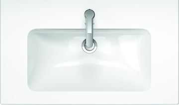 DURAVIT ME BY STARCK umyvadlo 83 cm, s otvorem pro baterii a přepadem, DuraShield 233683AA00 Obrázek - fotka