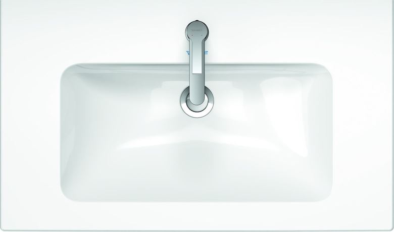 DURAVIT ME BY STARCK umyvadlo 83 cm, s otvorem pro baterii a přepadem, DuraShield 233683AA00 Obrázek - fotka