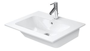 DURAVIT ME BY STARCK umyvadlo 63 cm, s otvorem pro baterii a přepadem, DuraShield