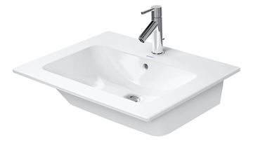 DURAVIT ME BY STARCK umyvadlo 63 cm, s otvorem pro baterii a přepadem, DuraShield