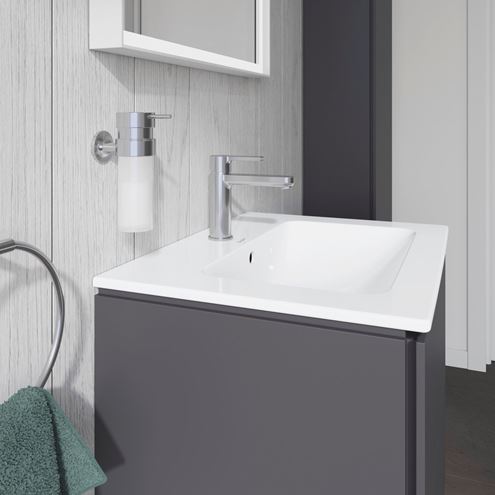 DURAVIT ME BY STARCK umyvadlo 63 cm, s otvorem pro baterii a přepadem, DuraShield 233663AA00 Obrázek - fotka