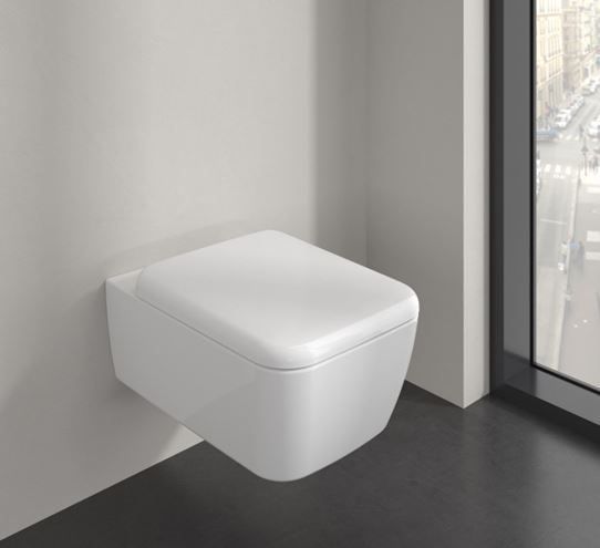 VILLEROY & BOCH SKYLA závěsné WC, se SoftClosing sedátkem, TwistFlush splachování, alpská bílá 4682CL01 Obrázek - fotka