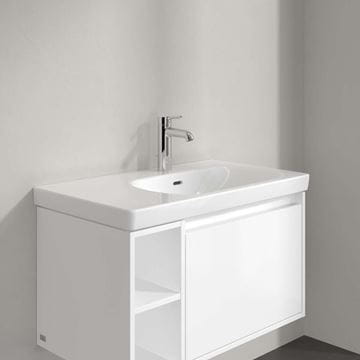 VILLEROY & BOCH SKYLA umyvadlo 80 cm, s otvorem pro baterii a přepadem, alpská bílá 5A52R101 Obrázek - fotka