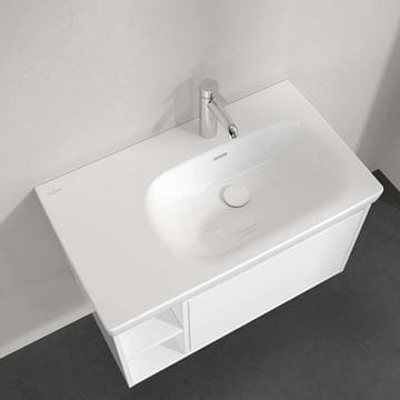 VILLEROY & BOCH SKYLA umyvadlo 80 cm, s otvorem pro baterii a přepadem, alpská bílá 5A52R101 Obrázek - fotka