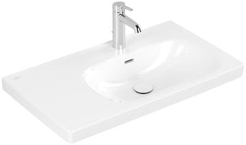 VILLEROY & BOCH SKYLA umyvadlo 80 cm, s otvorem pro baterii a přepadem, alpská bílá 5A52R101 Obrázek - fotka