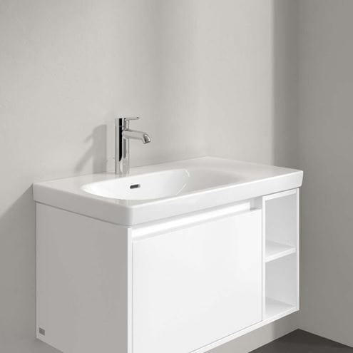 VILLEROY & BOCH SKYLA umyvadlo 80 cm, s otvorem pro baterii a přepadem, alpská bílá 5A52L101 Obrázek - fotka