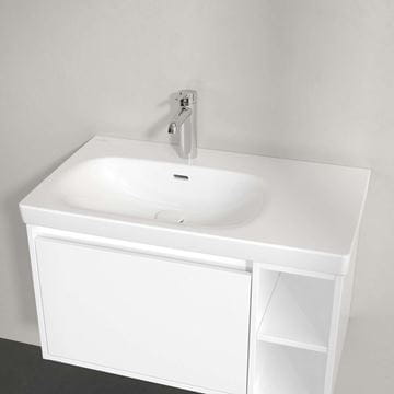 VILLEROY & BOCH SKYLA umyvadlo 80 cm, s otvorem pro baterii a přepadem, alpská bílá 5A52L101 Obrázek - fotka