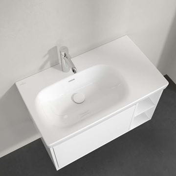 VILLEROY & BOCH SKYLA umyvadlo 80 cm, s otvorem pro baterii a přepadem, alpská bílá 5A52L101 Obrázek - fotka
