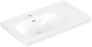 VILLEROY & BOCH SKYLA umyvadlo 80 cm, s otvorem pro baterii a přepadem, alpská bílá