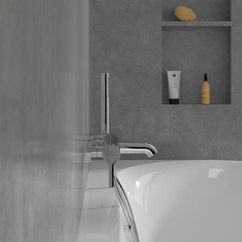 VILLEROY & BOCH SKYLA vanová nástěnná baterie, s přepínačem, chrom TVS11600300061 Obrázek - fotka