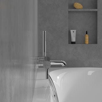 VILLEROY & BOCH SKYLA vanová nástěnná baterie, s přepínačem, chrom TVS11600300061 Obrázek - fotka