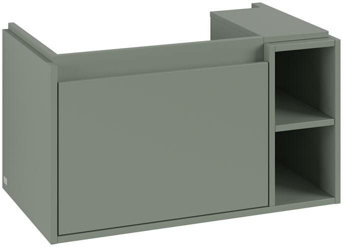 VILLEROY & BOCH SKYLA skříňka pod umyvadlo 77,2x43,9x43,6 cm, 1 zásuvka, 2 police, Soft Green C78800AF Obrázek - Hlavní obrázek