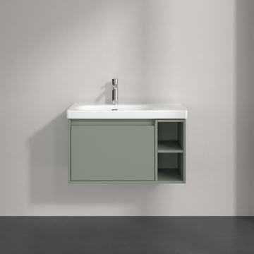 VILLEROY & BOCH SKYLA skříňka pod umyvadlo 77,2x43,9x43,6 cm, 1 zásuvka, 2 police, Soft Green C78800AF Obrázek - fotka