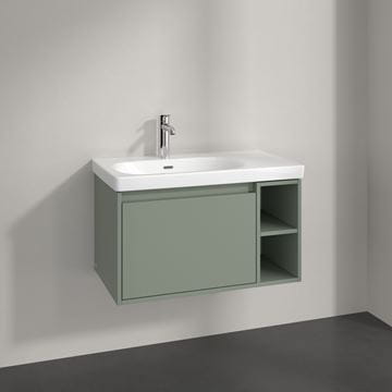 VILLEROY & BOCH SKYLA skříňka pod umyvadlo 77,2x43,9x43,6 cm, 1 zásuvka, 2 police, Soft Green C78800AF Obrázek - fotka