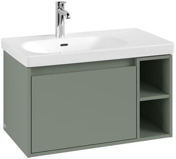 VILLEROY & BOCH SKYLA skříňka pod umyvadlo 77,2x43,9x43,6 cm, 1 zásuvka, 2 police, Soft Green C78800AF Obrázek - fotka