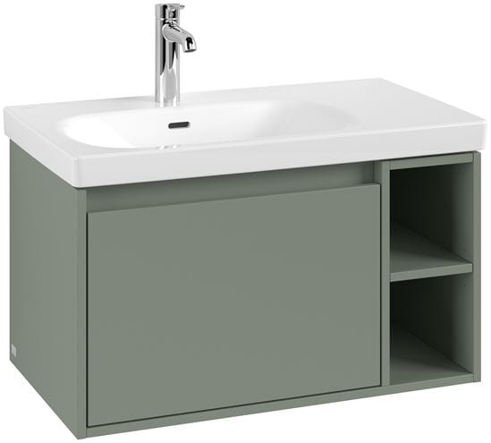 VILLEROY & BOCH SKYLA skříňka pod umyvadlo 77,2x43,9x43,6 cm, 1 zásuvka, 2 police, Soft Green C78800AF Obrázek - fotka
