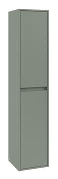 VILLEROY & BOCH SKYLA vysoká skříňka 35x34,8x170 cm, 2 dvířka, panty vlevo, Soft Green
