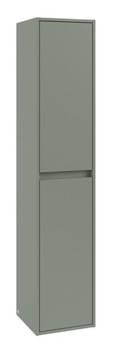 VILLEROY & BOCH SKYLA vysoká skříňka 35x34,8x170 cm, 2 dvířka, panty vlevo, Soft Green C80100AF Obrázek - Hlavní obrázek