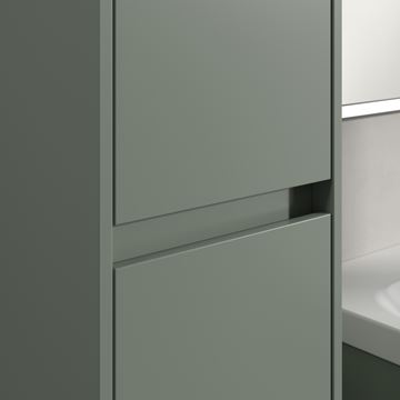 VILLEROY & BOCH SKYLA vysoká skříňka 35x34,8x170 cm, 2 dvířka, panty vlevo, Soft Green C80100AF Obrázek - fotka