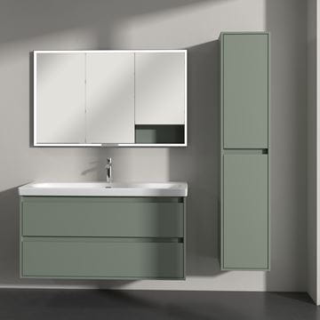 VILLEROY & BOCH SKYLA vysoká skříňka 35x34,8x170 cm, 2 dvířka, panty vpravo, Soft Green C80101AF Obrázek - fotka