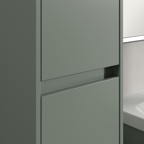 VILLEROY & BOCH SKYLA vysoká skříňka 35x34,8x170 cm, 2 dvířka, panty vpravo, Soft Green C80101AF Obrázek - fotka
