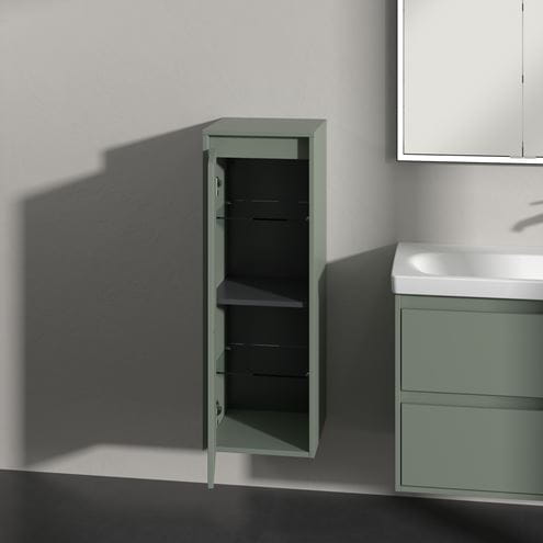 VILLEROY & BOCH SKYLA nízká skříňka 35x34,9x100 cm, 1 dvířka, panty vlevo, Soft Green C80200AF Obrázek - fotka