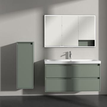 VILLEROY & BOCH SKYLA nízká skříňka 35x34,9x100 cm, 1 dvířka, panty vlevo, Soft Green C80200AF Obrázek - fotka
