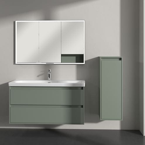 VILLEROY & BOCH SKYLA nízká skříňka 35x34,9x100 cm, 1 dvířka, panty vpravo, Soft Green C80201AF Obrázek - fotka
