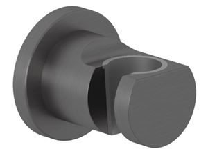 KLUDI NOVA FONTE nástěnný držák ruční sprchy, kartáčovaný gun metal