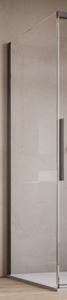 RONAL ORIANA D36F1 boční stěna 80x200 cm, gun metal brushed/čiré sklo