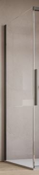 RONAL ORIANA D36F1 boční stěna 80x200 cm, gun metal brushed/čiré sklo
