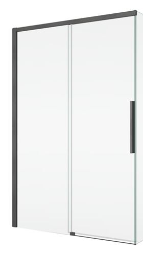 RONAL ORIANA D36S2 sprchové dveře 120x200 cm, posuvné, gun metal brushed/čiré sklo D36S2 120 26 07 Obrázek - Hlavní obrázek