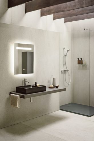 LAUFEN PRO sprchová vanička 120x80 cm, marbond, bez nožiček, Antislip, matná béžová H2109521860001 Obrázek - fotka