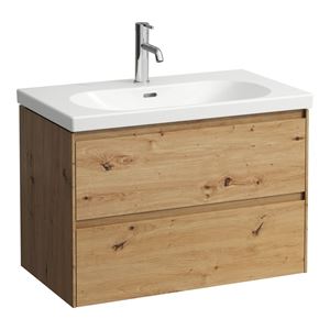 LAUFEN LANI skříňka pod umyvadlo 78,4x44,2x51,5 cm, 2 zásuvky, divoký dub