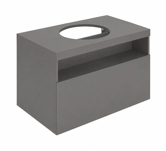 KEUCO STAGELINE skříňka pod umyvadlo 80x49x55 cm, 1 zásuvka, 1 police, matný inox 32863290000 Obrázek - Hlavní obrázek