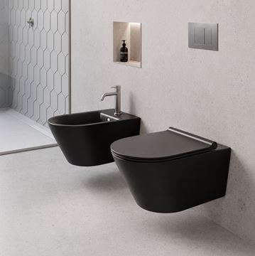CATALANO SFERA WC sedátko Slim, SoftClose, matná černá 0551250022 Obrázek - fotka