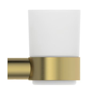 IDEAL STANDARD CONCA nástěnný pohárek, sklo, kartáčované zlato T4505A2 Obrázek - fotka