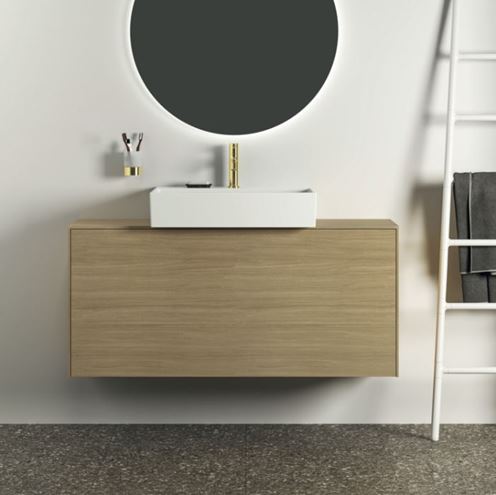 IDEAL STANDARD CONCA nástěnný pohárek, sklo, kartáčované zlato T4505A2 Obrázek - fotka