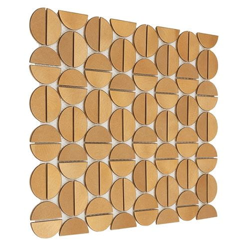 DUNIN METALLIC mozaika 29,8x35(4,8x4,8) cm, gold ALL TABS BRASS GOLD Obrázek - fotka