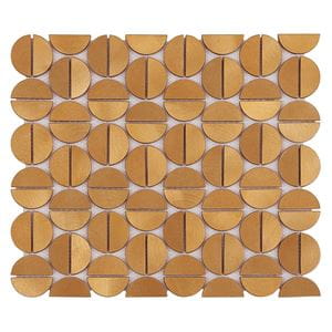 DUNIN METALLIC mozaika 29,8x35(4,8x4,8) cm, gold