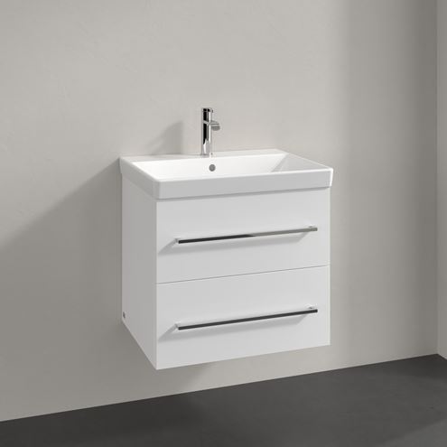 VILLEROY & BOCH AVENTO skříňka pod umyvadlo 57,6x48,2x51,4 cm, 2 zásuvky, Brilliant White A88900VE Obrázek - fotka