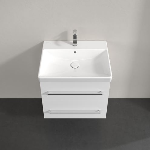 VILLEROY & BOCH AVENTO skříňka pod umyvadlo 57,6x48,2x51,4 cm, 2 zásuvky, Brilliant White A88900VE Obrázek - fotka