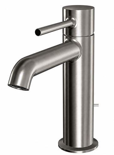 CONCEPT 300 ROUND umyvadlová stojánková baterie, s odtokovou soupravou, brushed metallic  CRIPH22177CON Obrázek - Hlavní obrázek