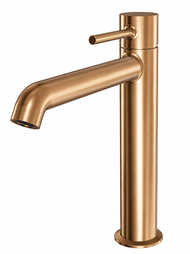 CONCEPT 300 ROUND umyvadlová stojánková baterie, s odtokovou soupravou, PVD, brushed rose gold  CRIPH22334PCON Obrázek - Hlavní obrázek