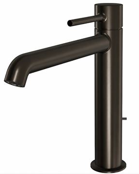 CONCEPT 300 ROUND umyvadlová stojánková baterie, s odtokovou soupravou, imperial black
