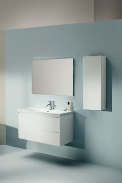 LAUFEN LUA umyvadlo 100 cm, s otvorem pro baterii a přepadem H8100890001041 Obrázek - fotka